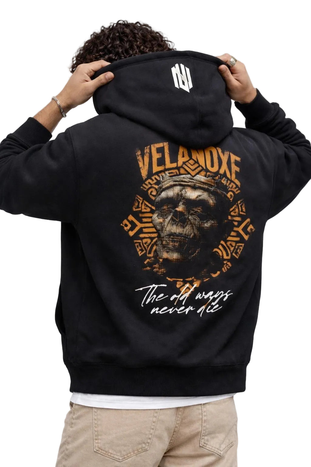 Sudadera negra Velanoxe
