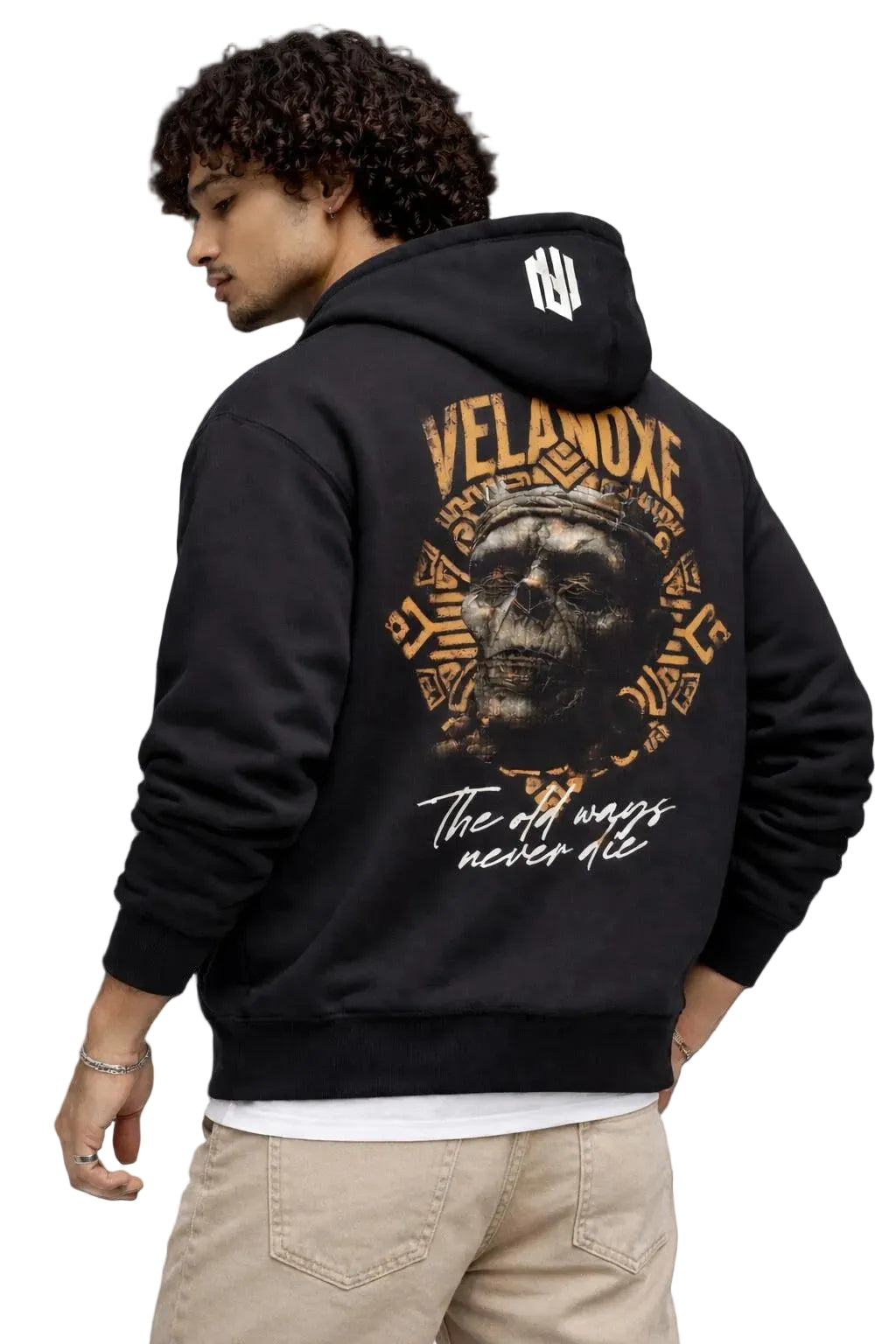 Sudadera negra Velanoxe