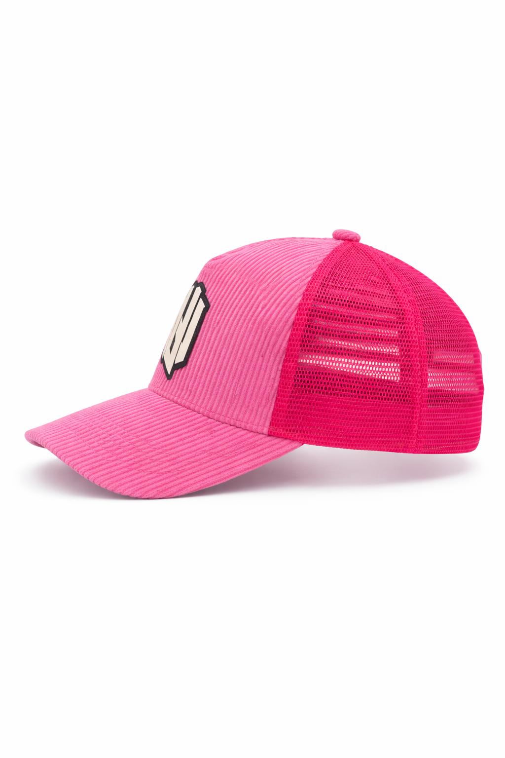 Gorra sin etiquetas rosa icónico